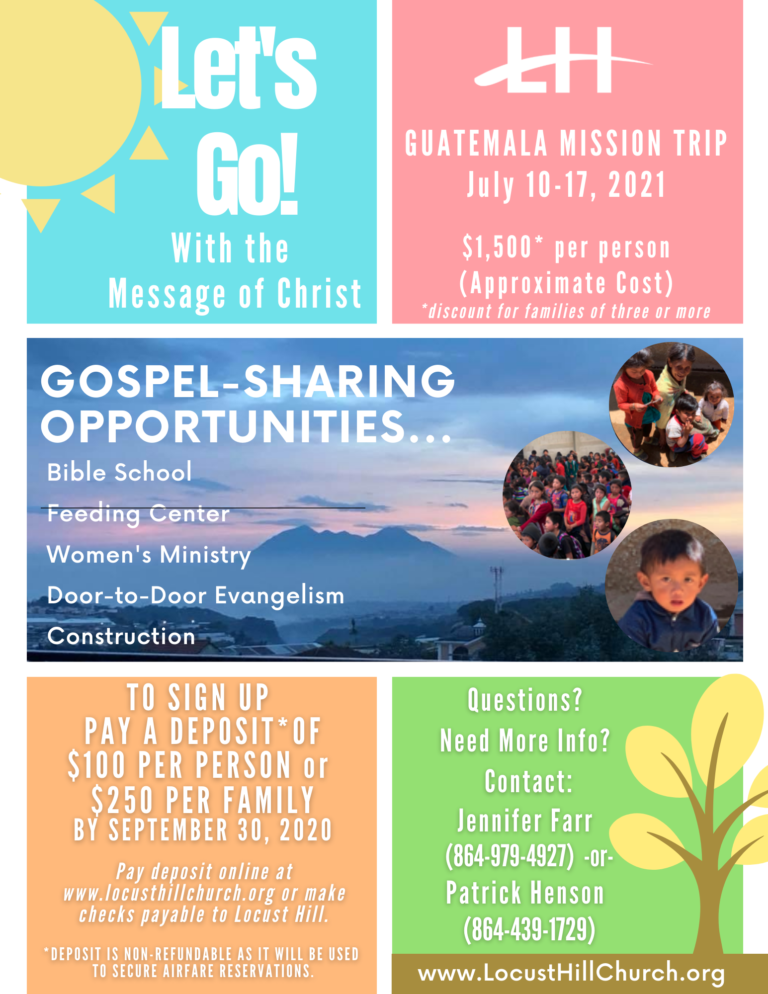 missions trip website